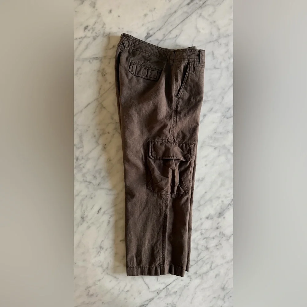 J. Crew Cotton / Linen Cargo Crop Pant - Women’s Size 10 “City Fit” - Picture 4 of 9